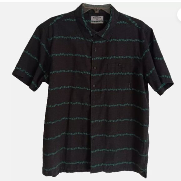 mens billabong‎ stretch button up surf shirt size large B10 - Picture 1 of 11